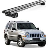 Today Auto Pençe Jeep Cherokee Kj (2001-2008) Uyumlu Gri Ara Atkı Port Bagaj Tavan Barı - Gri tavan barı