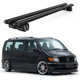 Today Auto Pençe Mercedes-Benz Vito (W638) (1996-2003) Uyumlu Siyah Ara Atkı 135CM Port Bagaj Tavan Barı - Yüksek tavan çitası