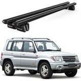 Today Auto Pençe Mitsubishi Pajero Io 5d (1998-2007) Uyumlu Siyah Ara Atkı Port Bagaj Tavan Barı