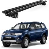 Today Auto Pençe Mitsubishi Pajero Sport 5d (1996-2008) Uyumlu Siyah Ara Atkı Port Bagaj Tavan Barı - Siyah tavan barı