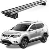 Today Auto Pençe Nissan X-Trail Ara Atkı (2014-2020) Uyumlu Gri Ara Atkı Port Bagaj Tavan Barı