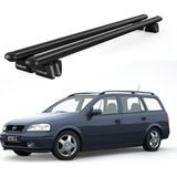 Today Auto Pençe Opel Astra G Sw (1998-2004) Uyumlu Siyah Ara Atkı Port Bagaj Tavan Barı - Opel Astra G uyumlu