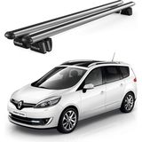 Today Auto Pençe Renault Scenic 7 Posti (2013-2016) Uyumlu Gri Ara Atkı Port Bagaj Tavan Barı