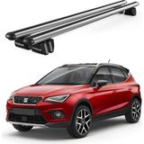 Today Auto Pençe Seat Arona (2017 ve Sonrası) Uyumlu Gri Ara Atkı Port Bagaj Tavan Barı - Seat Arona uyumlu