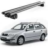 Today Auto Pençe Skoda Fabia Sw (2000-2007) Uyumlu Gri Ara Atkı 109CM Port Bagaj Tavan Barı - Gri renkli tavan barı