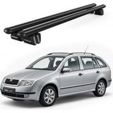 Today Auto Pençe Skoda Fabia Sw (2000-2007) Uyumlu Siyah Ara Atkı 109CM Port Bagaj Tavan Barı - Yüksek tavan çitası uyumlu