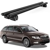 Today Auto Pençe Skoda Superb Wagon (2015 ve Sonrası) Uyumlu Siyah Ara Atkı Port Bagaj Tavan Barı - Skoda Superb Wagon uyumlu