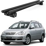 Today Auto Pençe Toyota Avensis Verso (2001-2008) Uyumlu Siyah Ara Atkı 109CM Port Bagaj Tavan Barı - Siyah tavan barı