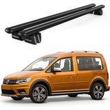 Today Auto Pençe Volkswagen Caddy (2015 ve Sonrası) Uyumlu Siyah Ara Atkı Port Bagaj Tavan Barı - Volkswagen Caddy uyumlu