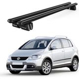 Today Auto Pençe Volkswagen Golf Cross (2006-2014) Uyumlu Siyah Ara Atkı Port Bagaj Tavan Barı - Volkswagen Golf Cross uyumlu
