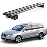 Today Auto Pençe Volkswagen Passat Variant B6 (2005-2010) Uyumlu Gri Ara Atkı Port Bagaj Tavan Barı