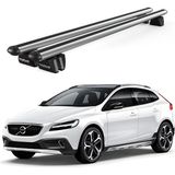 Today Auto Pençe Volvo V40 Cross Country (2013 ve Sonrası) Uyumlu Gri Ara Atkı Port Bagaj Tavan Barı - Ara atkı tavan barı