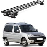 Today Auto Peugeot Partner (1996-2007) Uyumlu Gri Ara Atkı Port Bagaj Tavan Barı - Gri alüminyum tavan barı