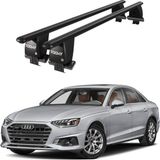 Today Auto Royal Audi A4 (2019 ve Sonrası) Uyumlu Siyah Kilitli Ara Atkı Port Bagaj Tavan Barı - Kilitli tavan barı