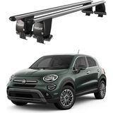 Today Auto Royal Fiat 500X (2015 ve Sonrası) Uyumlu Gri Ara Atkı Port Bagaj Tavan Barı - Tavan barı seti