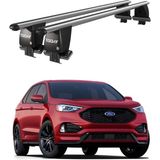 Today Auto Royal Ford Edge (2016 ve Sonrası) Uyumlu Gri Kilitli Ara Atkı Port Bagaj Tavan Barı