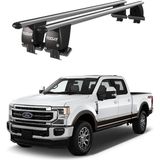 Today Auto Royal Ford F250 (2015-2020) Uyumlu Gri Kilitli Ara Atkı Port Bagaj Tavan Barı - Kilitli tavan barı