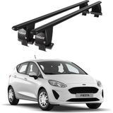 Today Auto Royal Ford Fiesta Vıı (2017 ve Sonrası) Uyumlu Siyah Kilitli Ara Atkı Port Bagaj Tavan Barı - Kilitli tavan barı