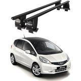 Today Auto Royal Honda Jazz / Fit (2007-2014) Uyumlu Siyah Kilitli Ara Atkı Port Bagaj Tavan Barı - Kilitli tavan barı