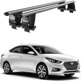 Today Auto Royal Hyundai Accent V (2017 ve Sonrası) Uyumlu Gri Ara Atkı Port Bagaj Tavan Barı
