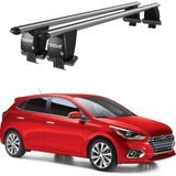 Today Auto Royal Hyundai Accent V (2017 ve Sonrası) Uyumlu Gri Kilitli Ara Atkı Port Bagaj Tavan Barı - Kilitli tavan barı