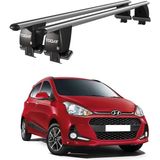 Today Auto Royal Hyundai I10 (2017-2019) Uyumlu Gri Kilitli Ara Atkı Port Bagaj Tavan Barı - Kilitli tavan barı