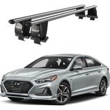 Today Auto Royal Hyundai Sonata Vıı (2015-2019) Uyumlu Gri Ara Atkı Port Bagaj Tavan Barı - Tavan barı seti