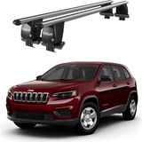 Today Auto Royal Jeep Cherokee (2014 ve Sonrası) Uyumlu Gri Kilitli Ara Atkı Port Bagaj Tavan Barı - Kilitli tavan barı