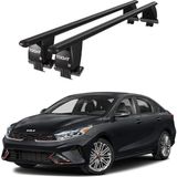 Today Auto Royal Kia Forte Iıı (2019 ve Sonrası) Uyumlu Siyah Kilitli Ara Atkı Port Bagaj Tavan Barı - Kilitli tavan barı