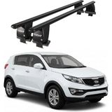 Today Auto Royal Kia Sportage (2010-2013) Uyumlu Siyah Kilitli Ara Atkı Port Bagaj Tavan Barı - Kia Sportage Uyumlu