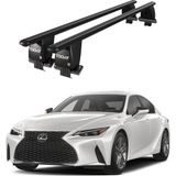 Today Auto Royal Lexus Is (2013 ve Sonrası) Uyumlu Siyah Kilitli Ara Atkı Port Bagaj Tavan Barı - Kilitli tavan barı