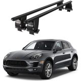 Today Auto Royal Porsche Macan (2013 ve Sonrası) Uyumlu Siyah Ara Atkı Port Bagaj Tavan Barı