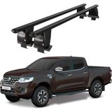 Today Auto Royal Renault Alaskan (2016 ve Sonrası) Uyumlu Siyah Ara Atkı Port Bagaj Tavan Barı