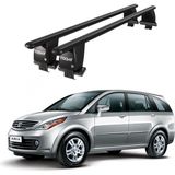 Today Auto Royal Tata Aria (2012 ve Sonrası) Uyumlu Siyah Kilitli Ara Atkı Port Bagaj Tavan Barı - Kilitli tavan barı