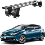 Today Auto Royal Toyota Auris (E210) Hatchback (2018 ve Sonrası) Uyumlu Gri Ara Atkı Port Bagaj Tavan Barı - Hatchback gri tavan barı