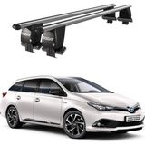 Today Auto Royal Toyota Auris (E210) Touring (2018 ve Sonrası) Uyumlu Gri Ara Atkı Port Bagaj Tavan Barı - Tavan barı seti