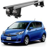 Today Auto Royal Toyota Ractis / Verso S (2010-2017) Uyumlu Gri Kilitli Ara Atkı Port Bagaj Tavan Barı - Kilitli tavan barı