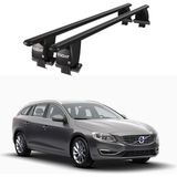 Today Auto Royal Volvo V60 (2010-2011) Uyumlu Siyah Kilitli Ara Atkı Port Bagaj Tavan Barı - Kilitli tavan barı