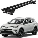 Today Auto Toyota Rav4 XA40 (2013-2018) Uyumlu Siyah Ara Atkı Port Bagaj Tavan Barı - Tavan barı seti