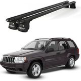 Today Auto Trio-I Jeep Grand Cherokee (1999-2001) Uyumlu Siyah Kilitli Ara Atkı 135CM Port Bagaj Tavan Barı - Kilitli tavan barı