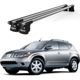 Today Auto Trio-I Nissan Murano (2003-2008) Uyumlu Kilitli Ara Atkı 135CM Port Bagaj Tavan Barı - Gri