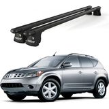 Today Auto Trio-I Nissan Murano (2003-2008) Uyumlu Siyah Kilitli Ara Atkı 135CM Port Bagaj Tavan Barı