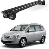 Today Auto Trio-I Opel Zafira (1998-2002) Uyumlu Siyah Kilitli Ara Atkı 120CM Port Bagaj Tavan Barı
