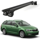 Today Auto Trio-I Skoda Octavia Kombi (2005-2007) Uyumlu Siyah Kilitli Ara Atkı 120CM Port Bagaj Tavan Barı