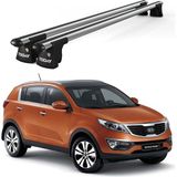 Today Auto Trio-Iı Kia Sportage (2010 -2014) Uyumlu Kilitli Ara Atkı 135CM Port Bagaj Tavan Barı - Gri