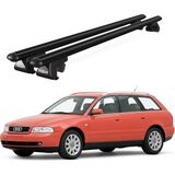 Today Auto Venüs Audi A4 Avant (1995-2001) Uyumlu Siyah Ara Atkı Port Bagaj Tavan Barı