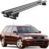 Today Auto Venüs Audi A6 Allroad (2000-2005) Uyumlu Gri Ara Atkı Port Bagaj Tavan Barı - Gri tavan barı