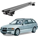 Today Auto Venüs Bmw 3 Series Touring (E46) (1999-2005) Uyumlu Gri Ara Atkı Port Bagaj Tavan Barı - Gri Tavan Barı