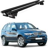 Today Auto Venüs Bmw X5 (E53) (2003-2007) Uyumlu Siyah Ara Atkı Port Bagaj Tavan Barı