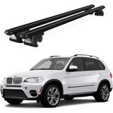 Today Auto Venüs Bmw X5 (E70) (2007-2013) Uyumlu Siyah Ara Atkı Port Bagaj Tavan Barı - Tavan barı seti